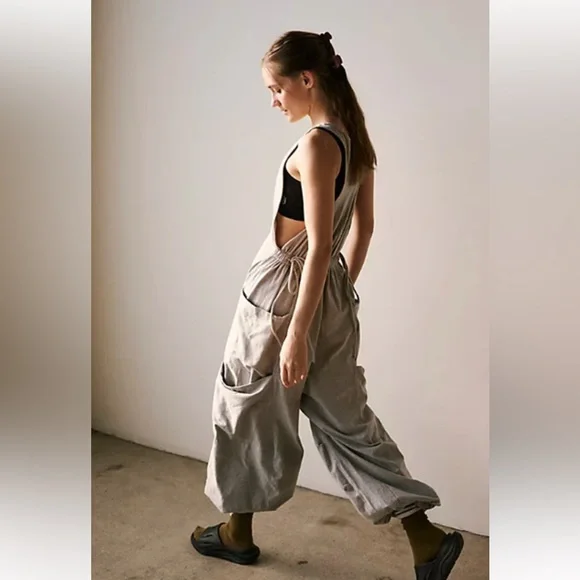 Free People Movement Brown Infinity Onesie Size M - Picture 14 of 16